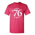 thumbnail image 1 of Seventy Six Numeric Tshirt Novelty Humor Sarcastic Saying Graphic Tees Gift Idea For Xmas Birthday Anniversary Black Day Funny Mens T Shirt, 1 of 5