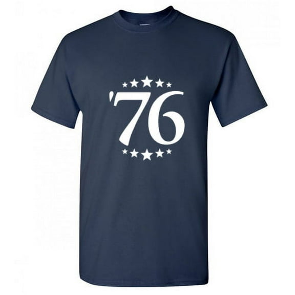 Seventy Six Numeric Tshirt Novelty Humor Sarcastic Saying Graphic Tees Gift Idea For Xmas Birthday Anniversary Black Day Funny Mens T Shirt