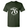 thumbnail image 1 of Seventy Six Numeric Tshirt Novelty Humor Sarcastic Saying Graphic Tees Gift Idea For Xmas Birthday Anniversary Black Day Funny Mens T Shirt, 1 of 5