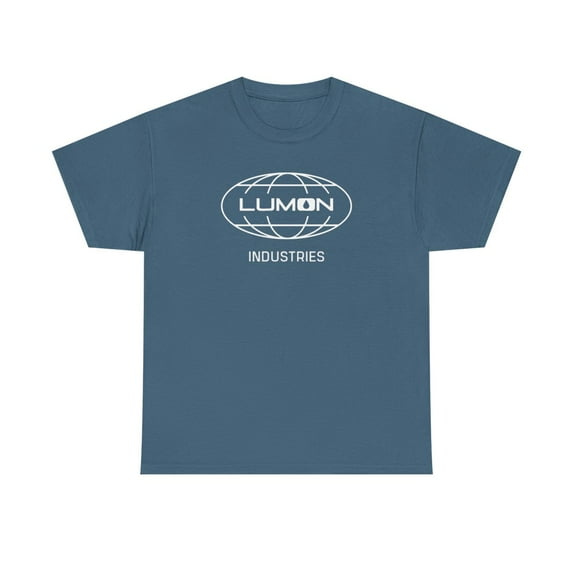 Severance Lumon Industries MDR Office T Shirt Corporate Innie Outie TV Show v2 - Indigo Blue / 4XL