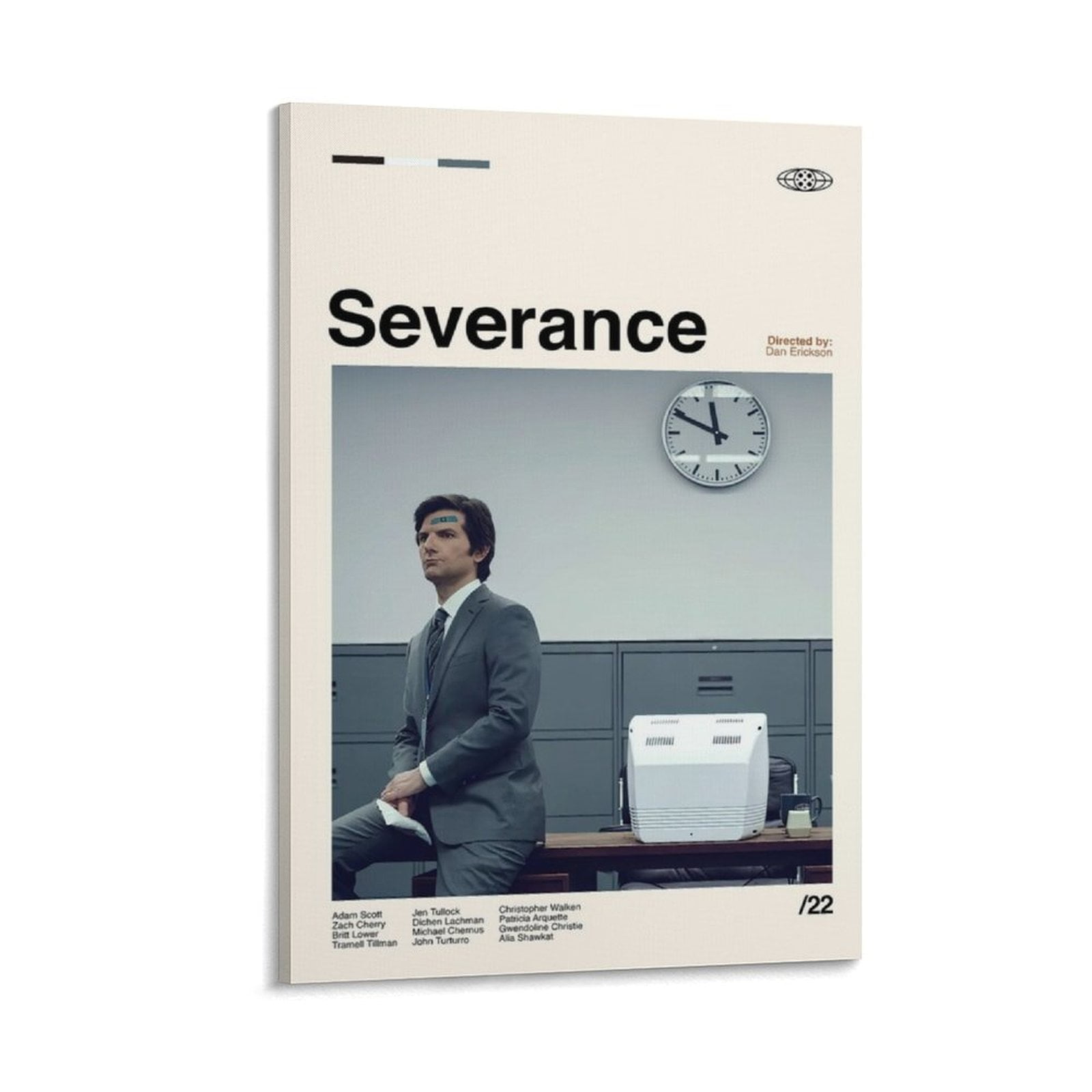 Severance Poster, Dan Erickson, Minimalist Tv Series, Vintage Retro Art Print, Wall Art Print