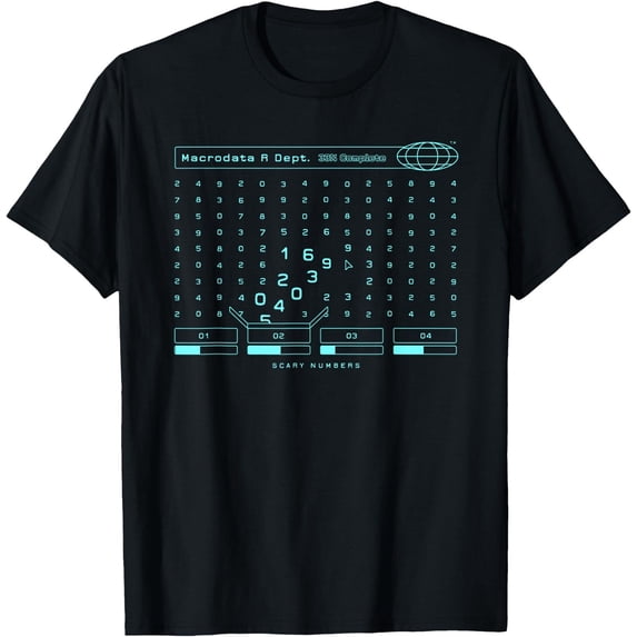 Severance Scary numbers Macrodata Refinement T-Shirt , Unisex Tee ...