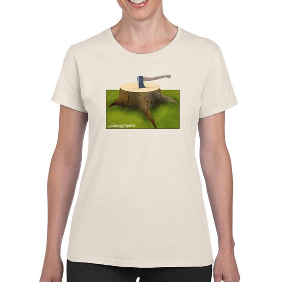 Severed Nature T-Shirt Women -Wilfred Hildonen Designs, Female Large