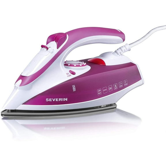 Severin Iron, 2400 Watt, White/Purple