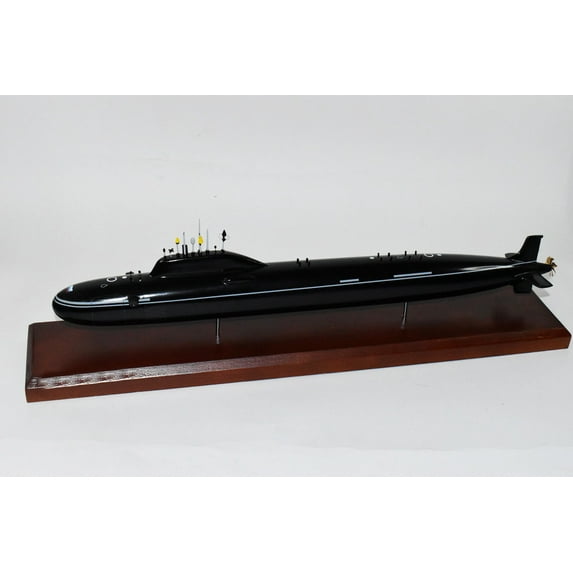 Severodvinsk /Yasen Project 885 Class Submarine Model,Navy,Scale Model,Mahogany,20 inch,Severodvinsk
