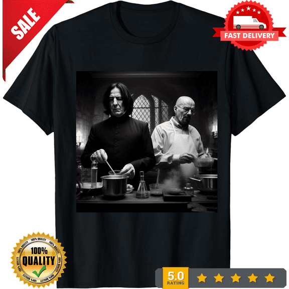 Severus Snape And Walter White In Drug Laboratory Cooking t-Shirt, LIMITED EDITION-TH63021