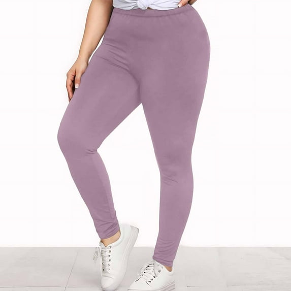 Sevevn Fashion Plus Size Womens Sexy Leggings Trousers Yoga Sport Hole Casual Pants Purple XXXXXL Holiday Gift Finder