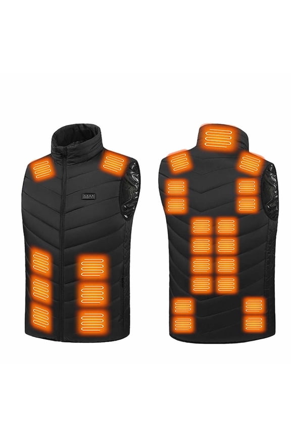 Heated Vest USB Electric Heated Vest Heating Jacket Winter Vests for Outdoor Motorcycle Camping Fishing Skiing
