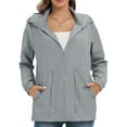 thumbnail image 1 of Sevevn Jacket for Women Fashion Women Long Sleeve Solid Thin Skinsuits Hooded Zipper Casual Sport Coat Gift for Girls, 1 of 6