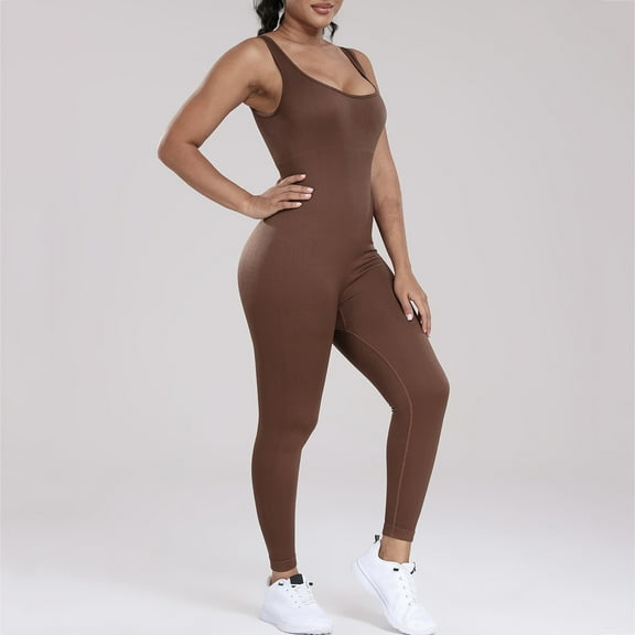 Sevevn Jumpsuit for Women Womens Body Shaping Close-fitting With Casual Jumpsuit Summmer Clearance