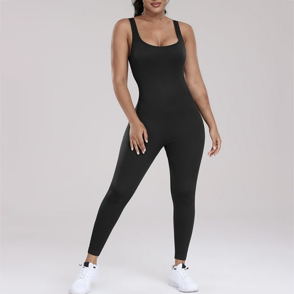 Sevevn Jumpsuit for Women Womens Body Shaping Close-fitting With Casual Jumpsuit Summmer Clearance
