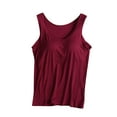 thumbnail image 1 of Sevevn Ladies Camisole With Chest Pad No Steel Rings Bottom Underwear Yoga Sports Tank Top, 1 of 4
