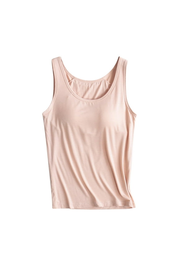 Ladies Camisole With Chest Pad No Steel Rings Bottom Underwear Yoga Sports Tank Top