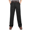 thumbnail image 1 of Sevevn Men's Dress Pants Solid Pleated Straight Leg Cotton With Slant Pockets Multi Scene Business Casual Bottoms, 1 of 7
