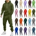thumbnail image 1 of Sevevn Men's Hoodie & Cargo Jogger Set Casual Athletic Tracksuit with Pocketed Pants Comfortable Everyday Outfit for Adults Army Green XL, 1 of 5