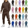 thumbnail image 1 of Sevevn Men's Hoodie & Cargo Jogger Set Casual Athletic Tracksuit with Pocketed Pants Comfortable Everyday Outfit for Adults Coffee L, 1 of 5