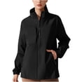thumbnail image 1 of Sevevn Rain Jackets Women Waterproof Softshell Cycling Windbreaker Cold Weather Running Jacket Hiking Coat, 1 of 5