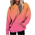 thumbnail image 1 of Sevevn Sweatshirts for Women Women's Fashion Printed Hooded Pocket Long Sleeve Blouse Casual Tops Sweatershirt Hoodies Gift for Adults, 1 of 4