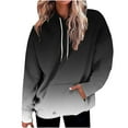 thumbnail image 1 of Sevevn Sweatshirts for Women Women's Fashion Printed Hooded Pocket Long Sleeve Blouse Casual Tops Sweatershirt Hoodies Gift for Adults, 1 of 4