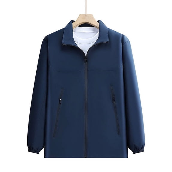 Sevevn Winter Coats for Winter Women's Solid Color Windproof Jacket Long Sleeved Zipper Pocket Hoodless Casual Outwear Sales Today Clearance