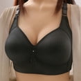 thumbnail image 1 of Sevevn Woman's Comfortable Lace Breathable Bra Underwear No Rims Black S Clearance Sales Online Deals, 1 of 3
