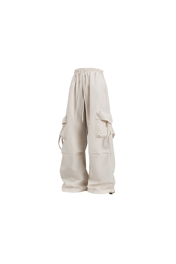 Women Cargo Pants Baggy Clothing Multi Pockets High Waist Loose Straight Leg Pants Vintage Grunge Aesthetic Clothes
