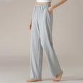 thumbnail image 1 of Sevevn Women Gradient Checkered Printed Drawstring Side Pockets Sports And Casual Pants Gray XXXL Gift for Girls, 1 of 5