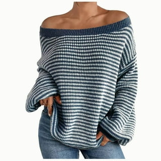Oversized Off The Shoulder Sweater Size