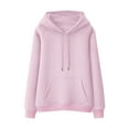 thumbnail image 1 of Sevevn Women's Basic Pullover Hoodie Loose fit Ultra Soft Fleece hooded Sweatshirt With Pockets, 1 of 3