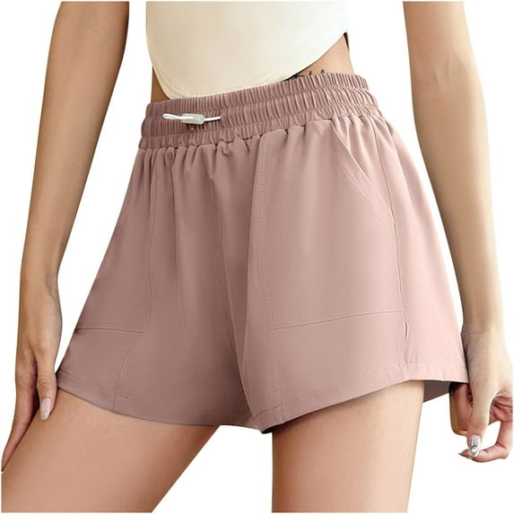 Sevevn Women's Loose Fitting Sports Shorts, Quick Drying Casual Sports Pants, Running Fitness Yoga Shorts
