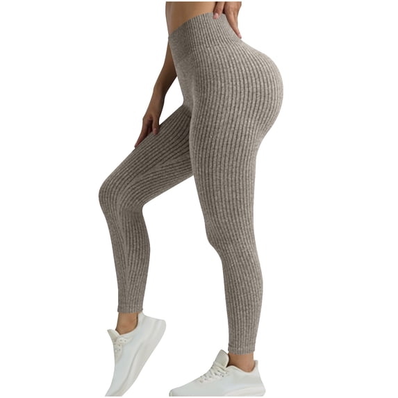 Sevevn Women's Peach Seamless Solid Color Hip Lift High Waist Yoga Wear Sports Running Fitness Yoga Pants