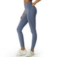 thumbnail image 1 of Sevevn Women's Solid Color Yoga Leggings Fitness Running Gym Sports Full Length Active Pants Yoga Pants, 1 of 6