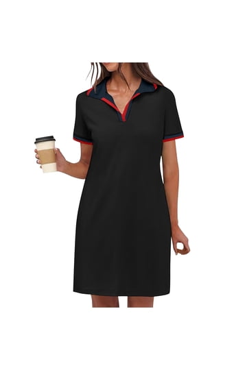 slim-fit tennis dresses with pockets Performance Dress Shirts for Men – Moisture Wicking, Wrinkle Free M /
