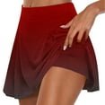 thumbnail image 1 of Sevevn Women's Summer Pleated Tennis Skirts Athletic Stretchy Short Yoga Fake Two Piece Trouser Skirt Shorts, 1 of 6