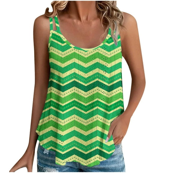 Sevevn Women's Tank Tops Sleeveless Summer Top Spaghetti Strap Spring Shirt Loose Fit Beach Vacation 2025 Casual