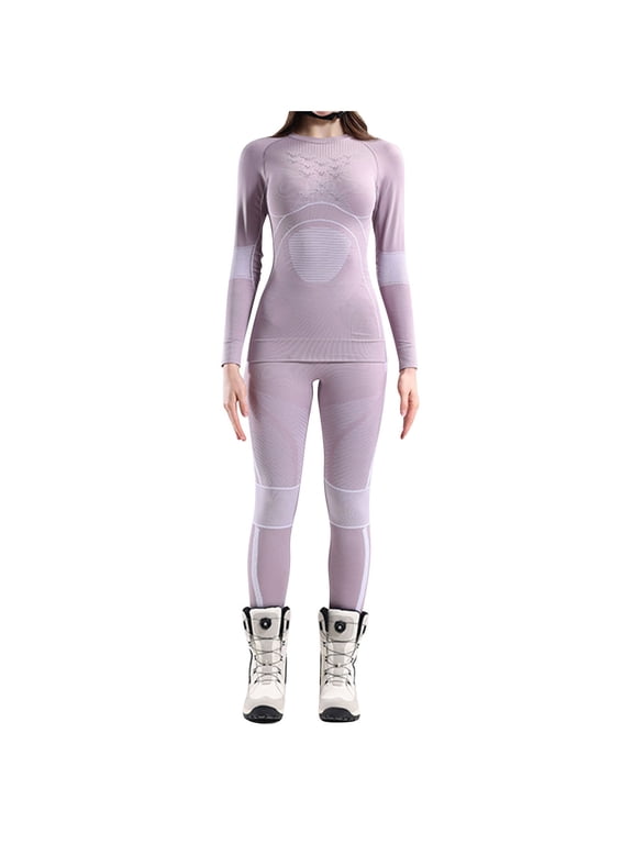 Women's Thermal Ski Underwear Long Johns Breathable And Warm Base Layer Cold Weather For Women
