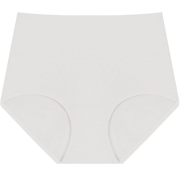 Sevevn Women's Underwear Plus Size Underwear Women's High Waist Underwear White S Early Access Deals