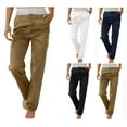 thumbnail image 1 of Sevevn Women's Work Pants Mid Rise Relaxed Straight Leg Cargo Casual Trousers With Multi Pockets Khaki S Sales Today Clearance, 1 of 8