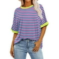 thumbnail image 1 of Sevevn Womens Oversized T Shirts Summer Tops Spring Casual Loose Fit Workout Short Sleeve 2025 Beach Vacation, 1 of 5