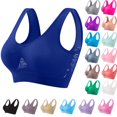 thumbnail image 1 of Sevevn Womens Seamless Wireless Bras Sports Bras for Women High Support Sports Bra Wirefree Yoga Bra With Removable Pads Bras for Women, 1 of 3