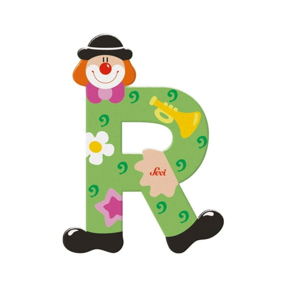 Sevi Decorative Wooden Letter Letter R