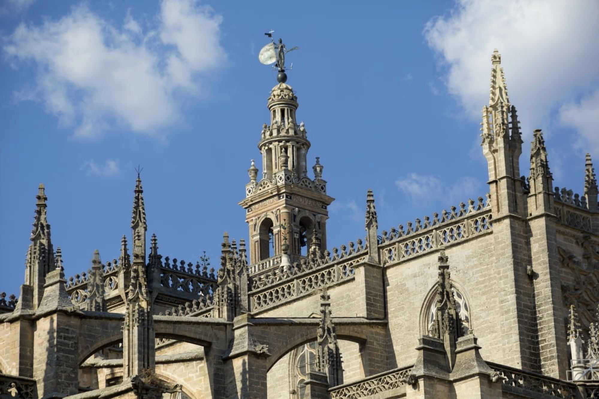 Seville Cathedral the third largest church in the world Seville Spain Canvas Art - Ron Dahlquist Design Pics (19 x 12)