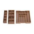thumbnail image 1 of Seville Classics Acaicia Wood Premium Storage Expandable Drawer Organizer and Box Set (4 Piece), 1 of 5