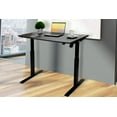 thumbnail image 1 of Seville Classics Airlift 47" S2 Electric Height Adjustable Standing Desk Home & Office, Black/Black, 1 of 9
