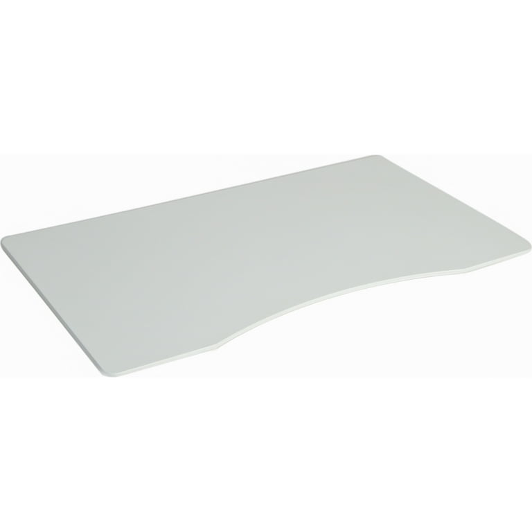 Seville Classics Ergo Desktop Table Top with Beveled Bottom Edges