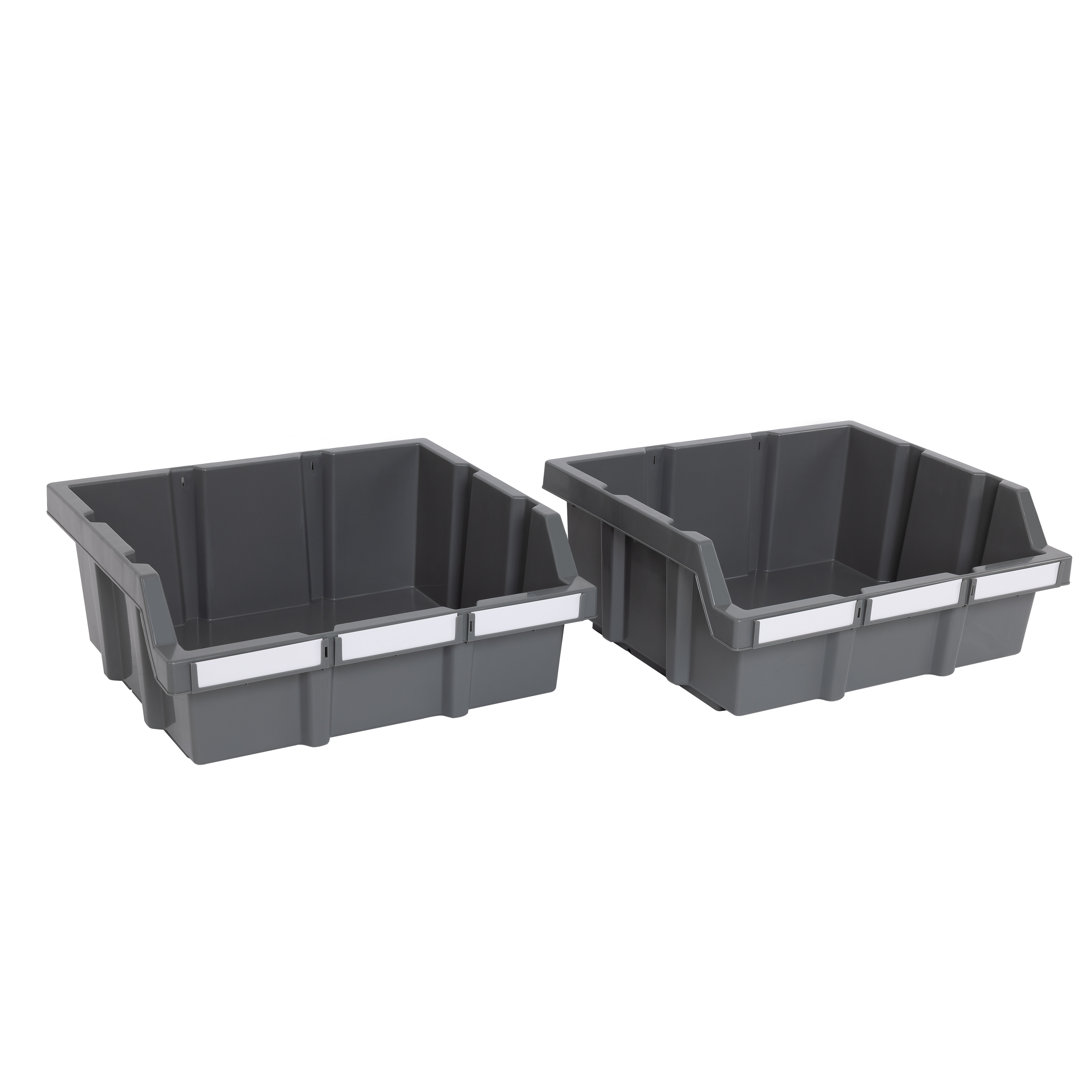 Seville Classics Extra Large Bins for Commercial Bin Rack System, 2pk