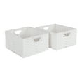 thumbnail image 1 of Seville Classics Handwoven Basket (2-Pack), White, 1 of 6