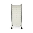thumbnail image 1 of Seville Classics Large 10-Drawer Organizer Cart, Frosted White, 1 of 9