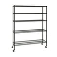 thumbnail image 1 of Seville Classics UltraDurable® 5-Tier NSF Steel Wire Shelving, 60" W x 18" D, Black, 1 of 13