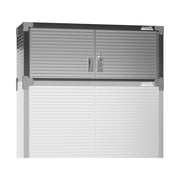 Seville Classics UltraHD Double Door Stacking Top Cabinet, Graphite, 48" W x 18" D x 18.5" H